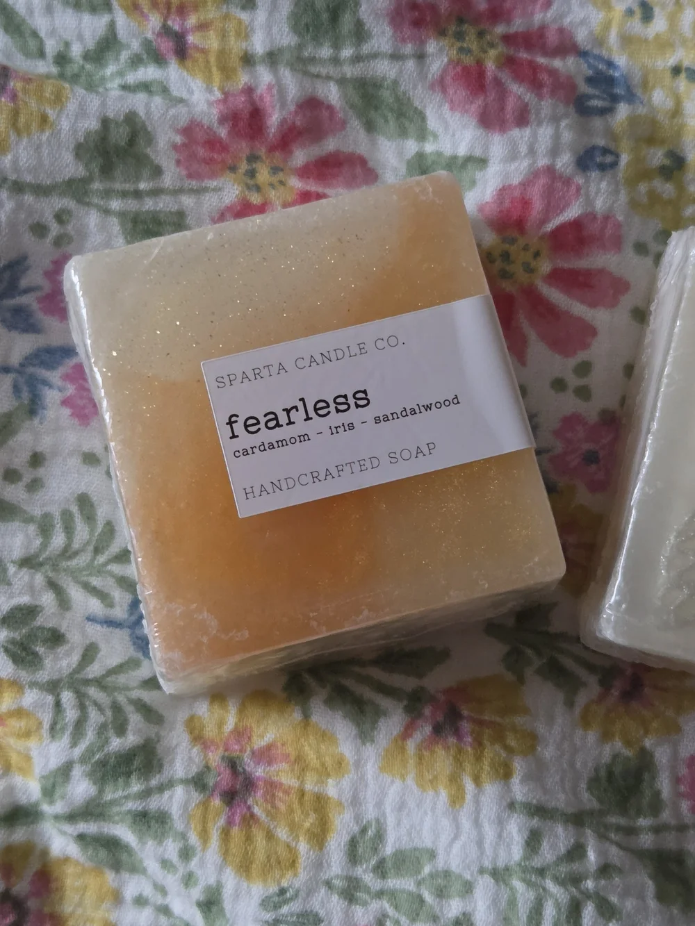 Taylor Swift Fearless (Orange) & Evermore (Cream) Handcrafted Soaps - Dual Pack